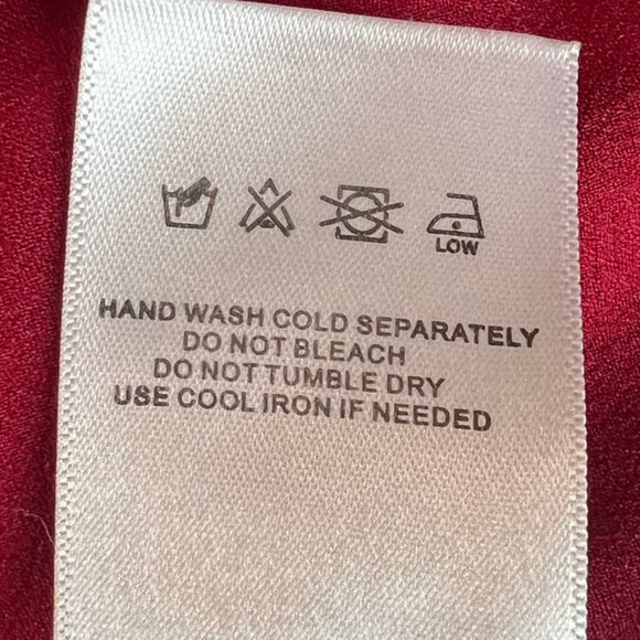 Women's Endless Rose Lace Cutout Mini Dress in Cranberry, Long Sleeves, Small - Picture 13 of 16